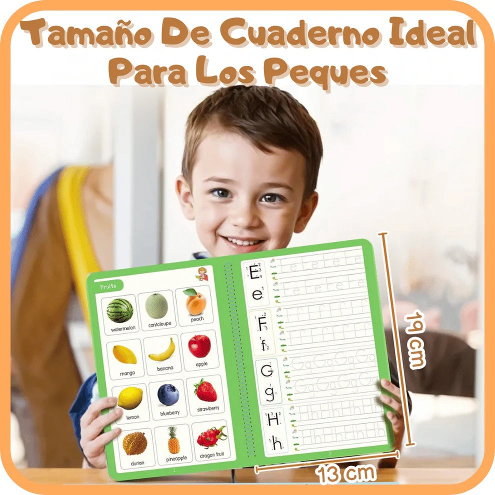 4 Cuadernos Mágicos Para Tus Peques + LAPIZ DE REGALO